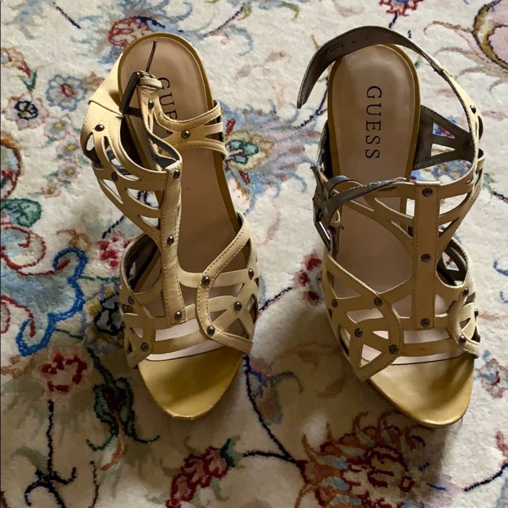 Guess Yellow Heels